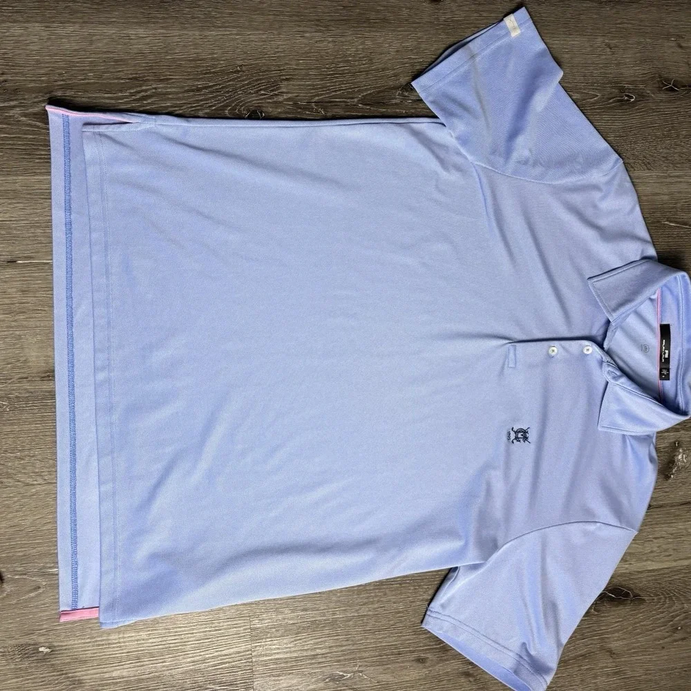 RLX Ralph Lauren‎ Men's L Wicking Oxford Performance Golf Polo Shirt